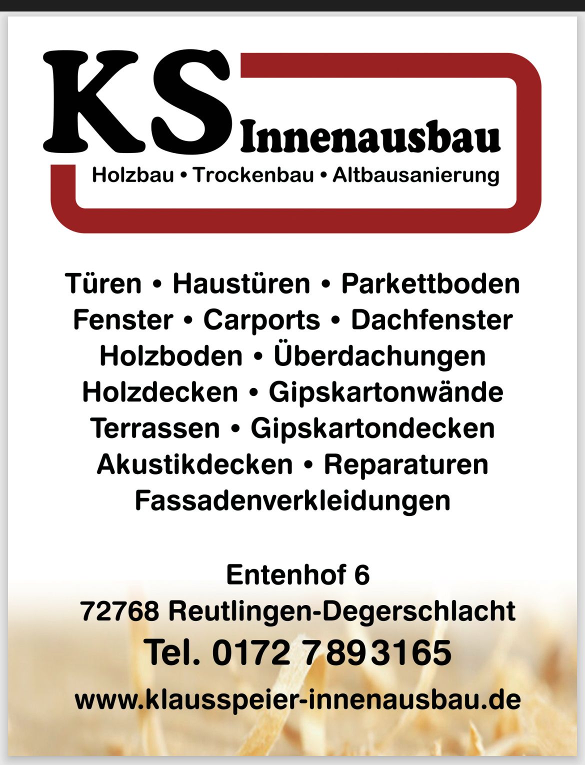 Sponsor KS-Innenausbau